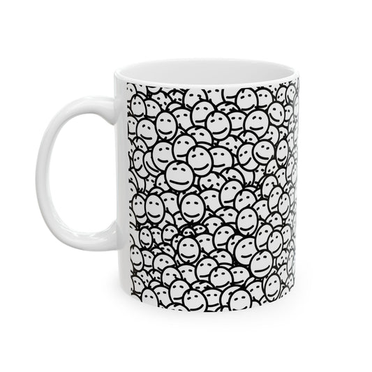 "Faces!!!" Mug