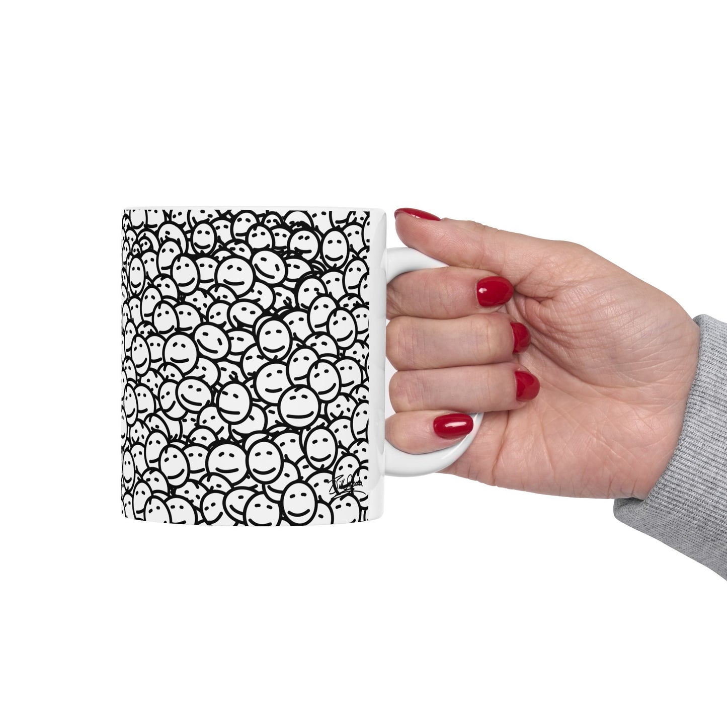 "Faces!!!" Mug