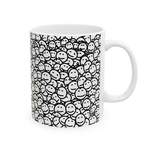 "Faces!!!" Mug
