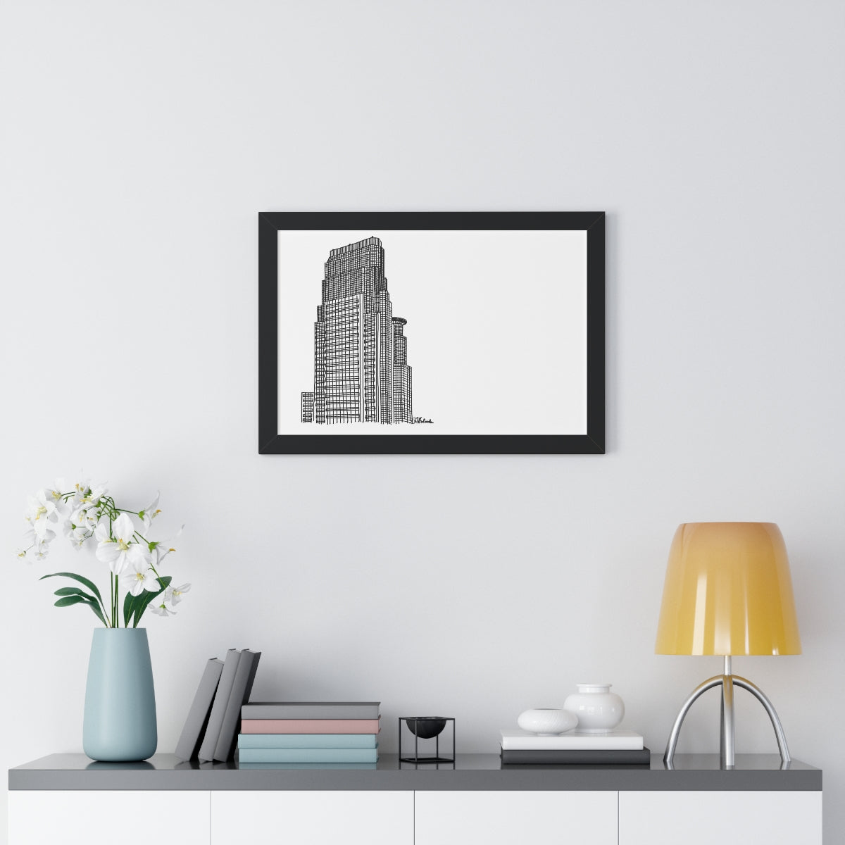 Lights in the Night [Framed]