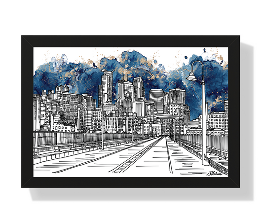 Dreams Across the Stone Arch - Galleria Style [Framed]