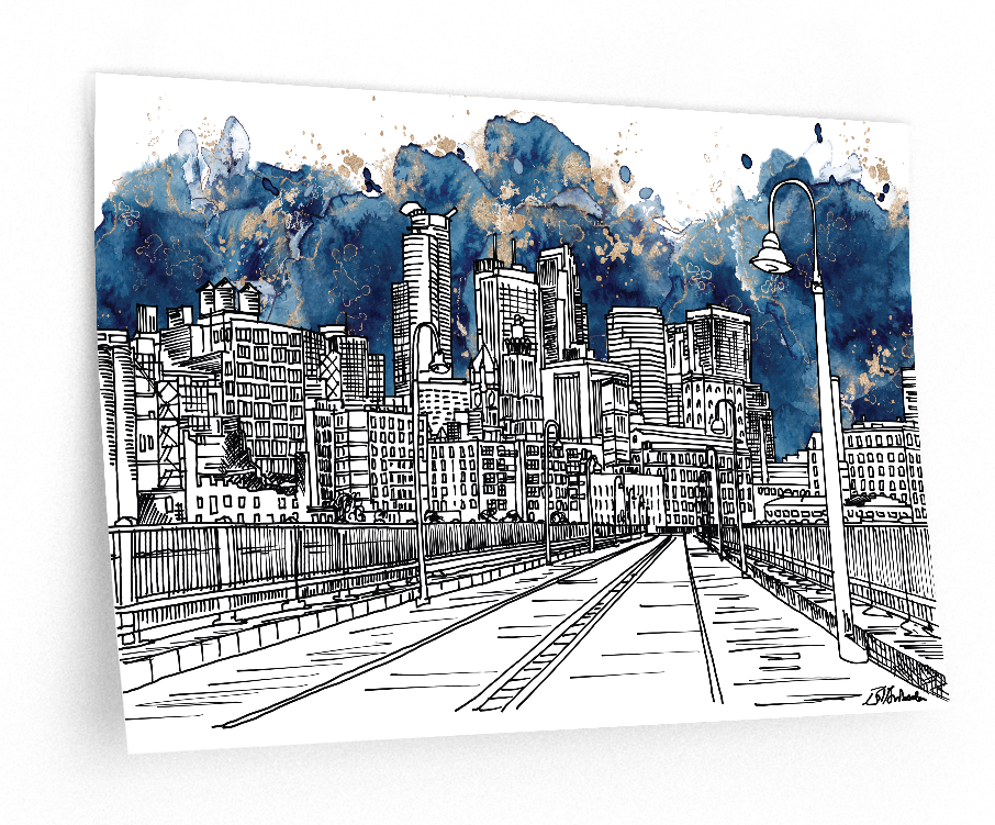 Dreams Across the Stone Arch - Galleria Style (PRINT)