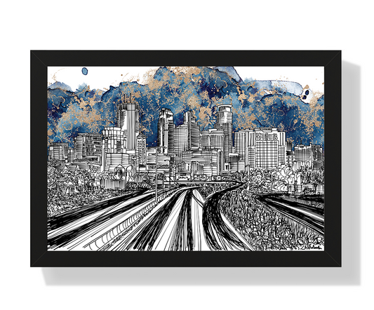 Minneapolis Motion - Galleria Style [Framed]