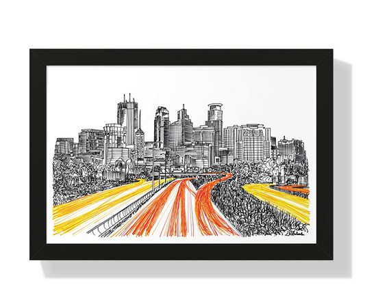 Minneapolis Motion [Framed]