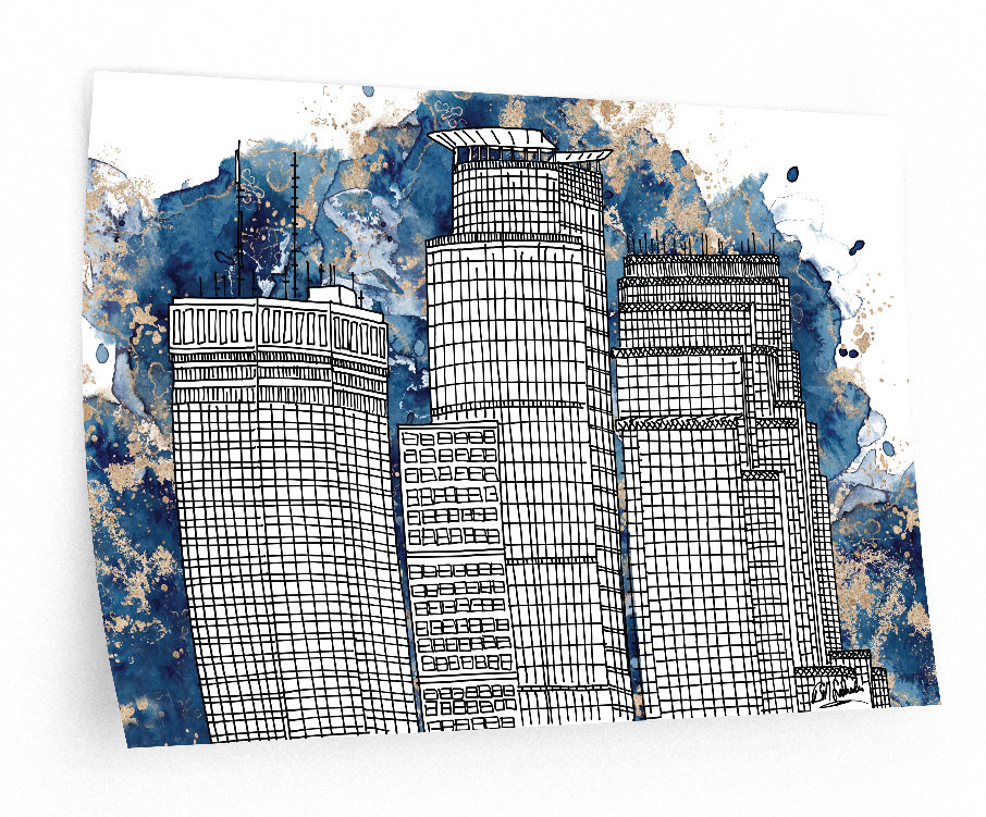 When Skies Fall - Galleria Style [Print]