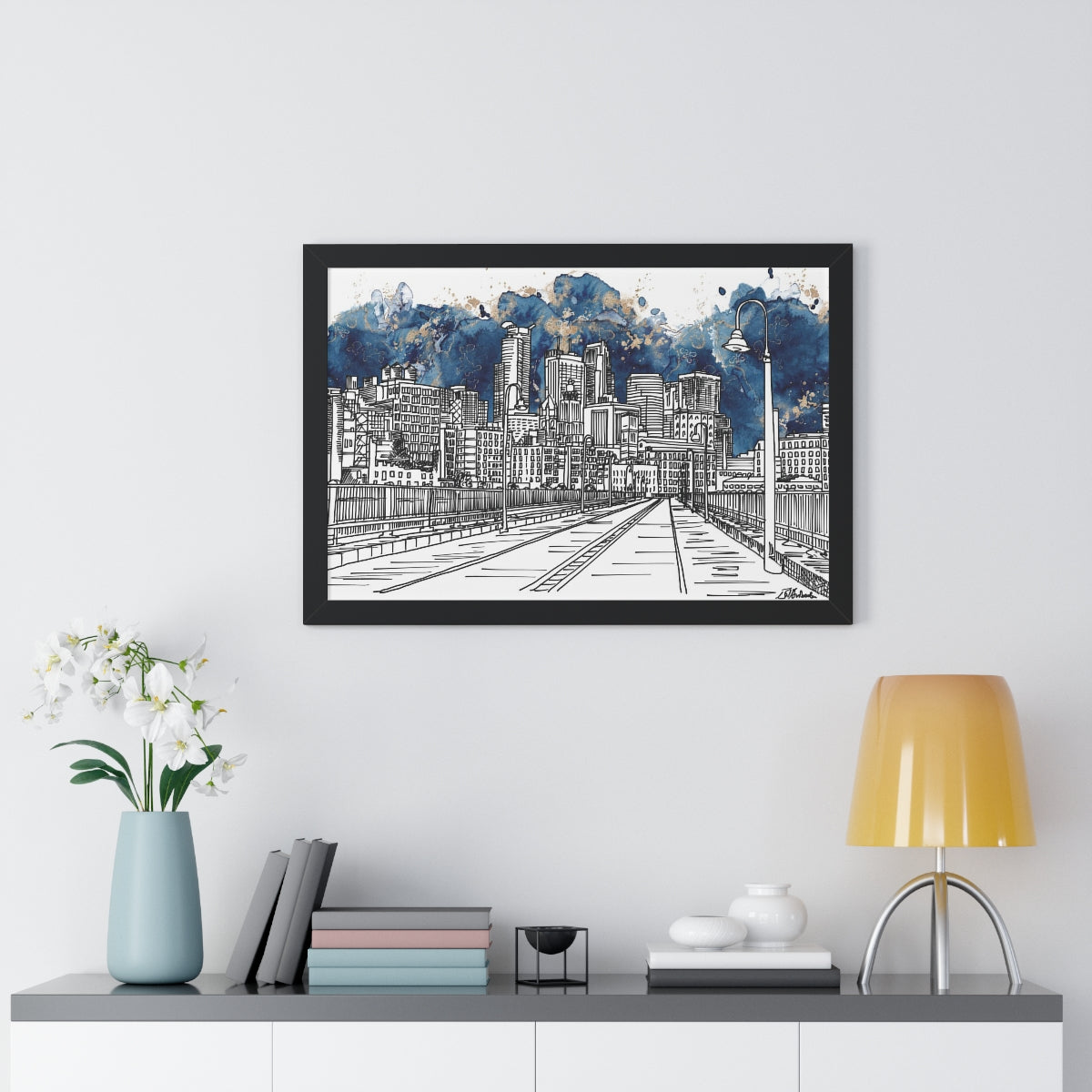Dreams Across the Stone Arch - Galleria Style [Framed]